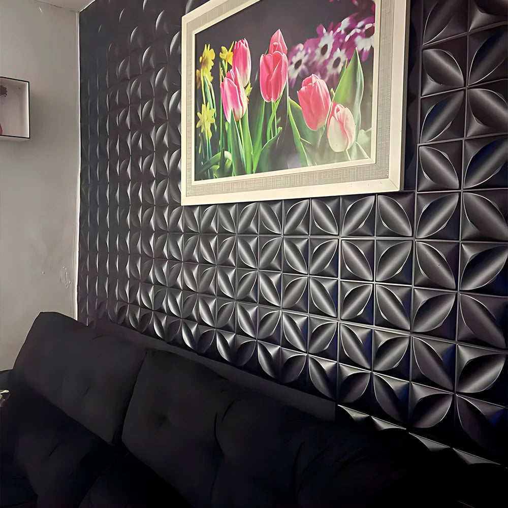 Kit 10 Placas 3D PVC Revestimento Decorativo