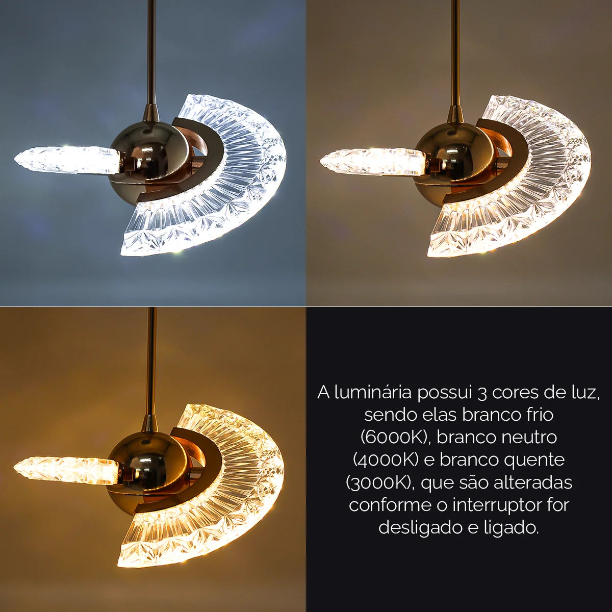 Pendente anel dourado