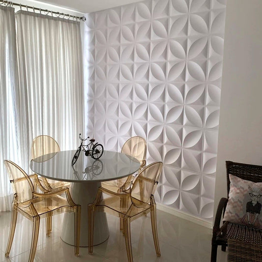 Kit 10 Placas 3D PVC Revestimento Decorativo