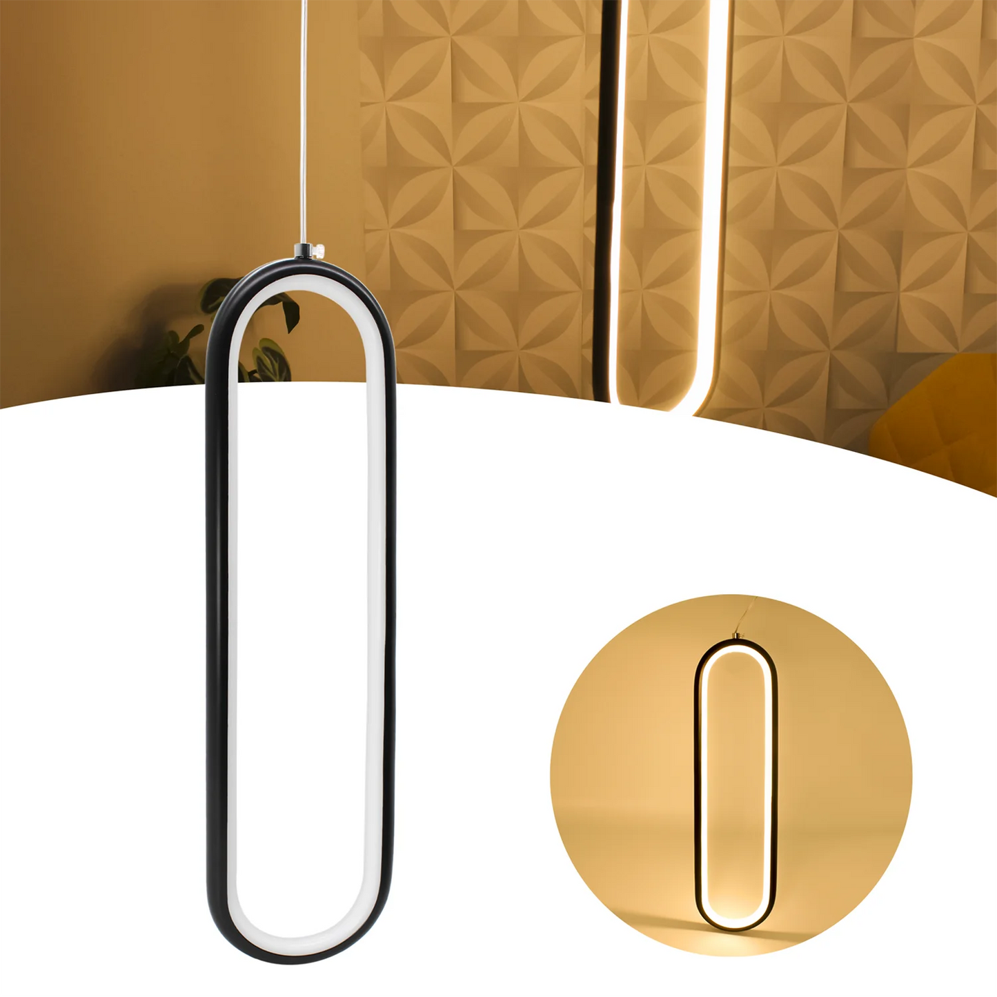 Pendente anel dourado