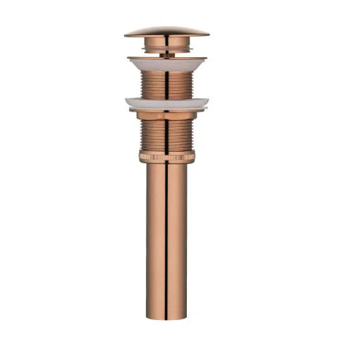 Torneira Cascata Bica Alta Banheiro - Branco e Dourado