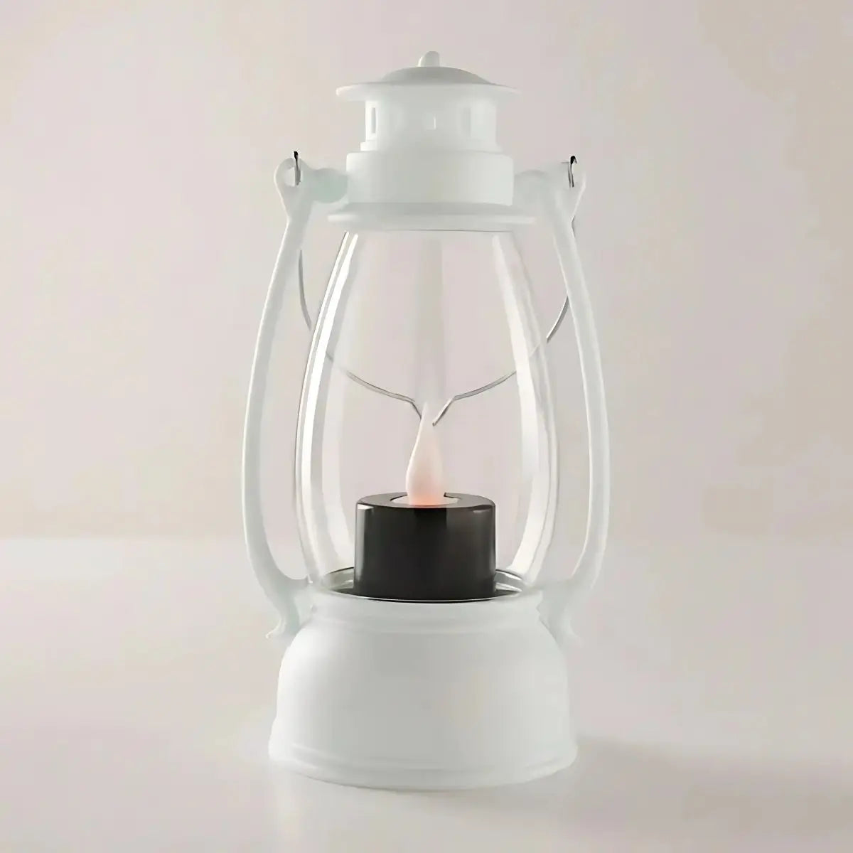 Lanterna Decorativa LED Estilo Vela Retrô