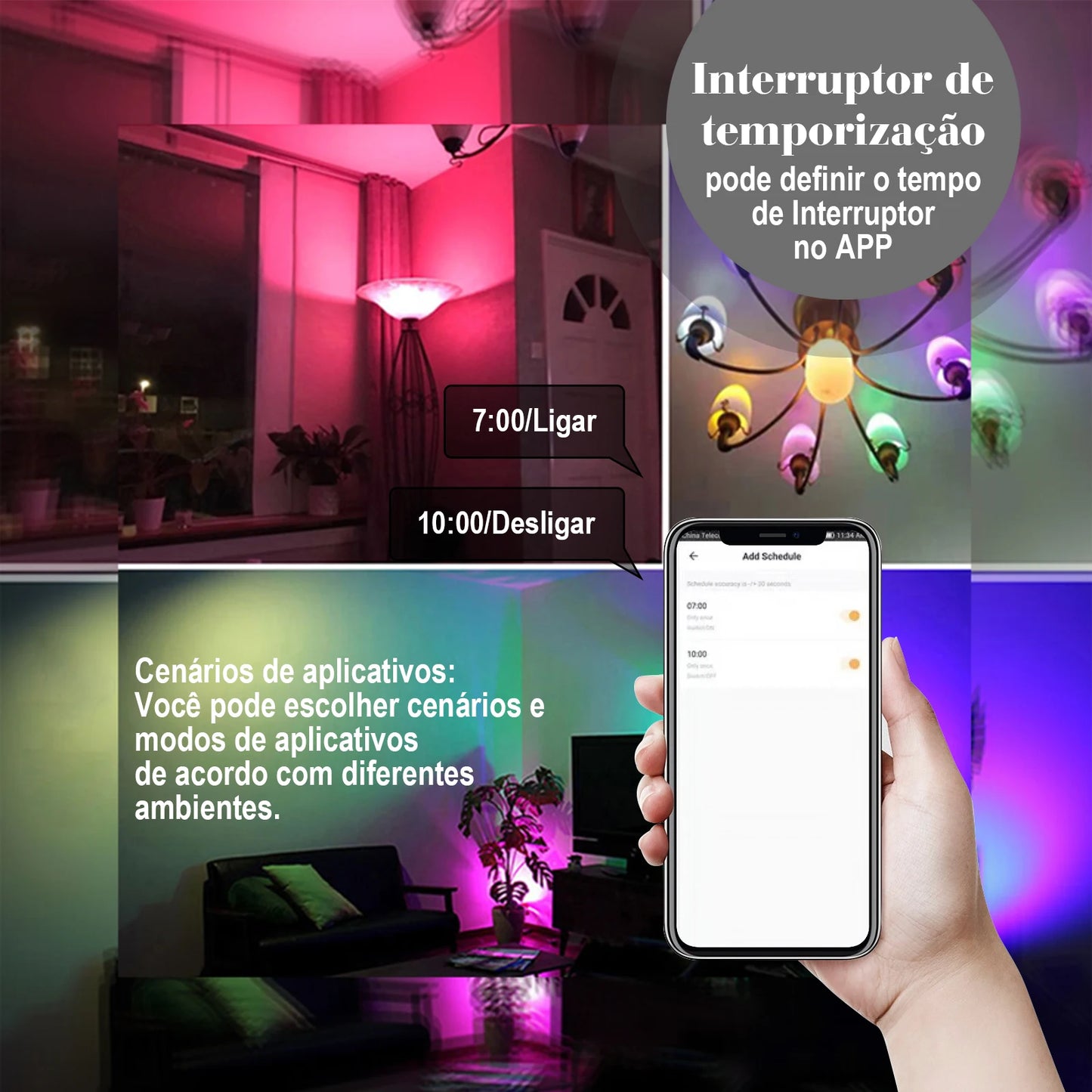 Lâmpada smart LED